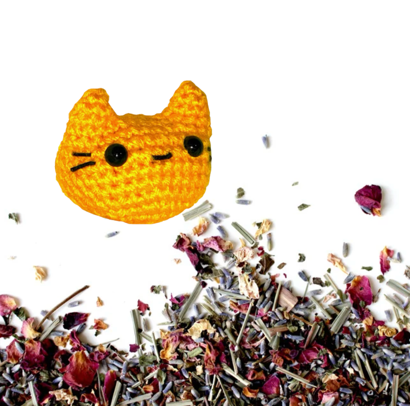 Poppy the chonk – A Weighted Cat Toy Crafted to Thud, Tumble, and Delight