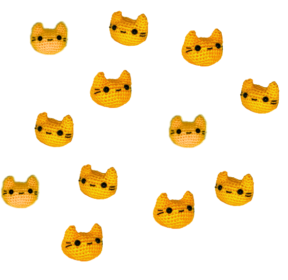 Poppy the chonk – A Weighted Cat Toy Crafted to Thud, Tumble, and Delight