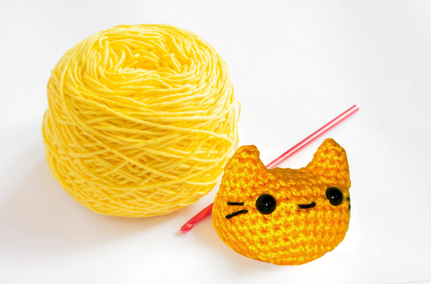 Poppy the chonk – A Weighted Cat Toy Crafted to Thud, Tumble, and Delight