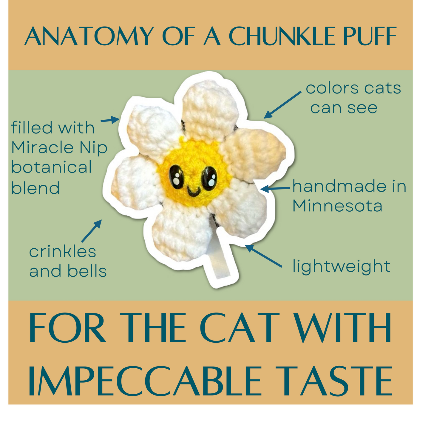 Fern the Daisy - Chunkle Puff