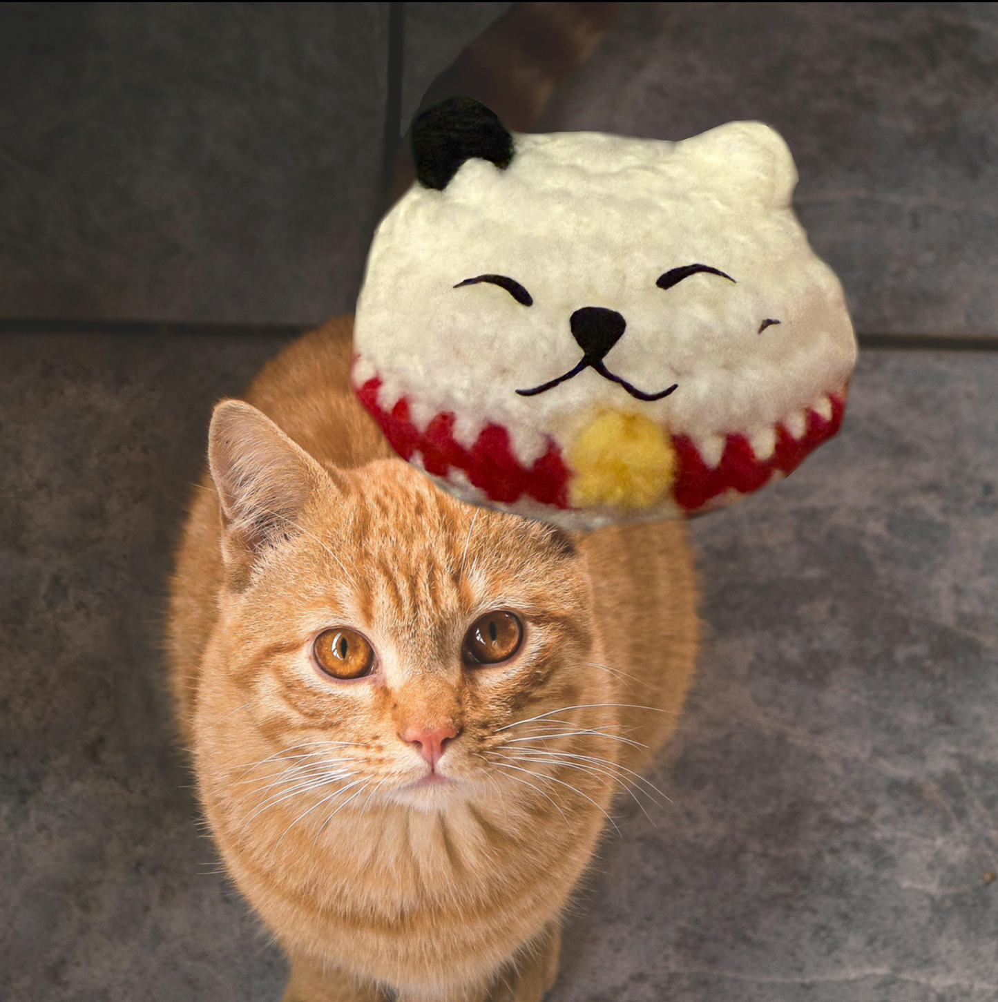 Jun the lucky cat | weighted cat toy