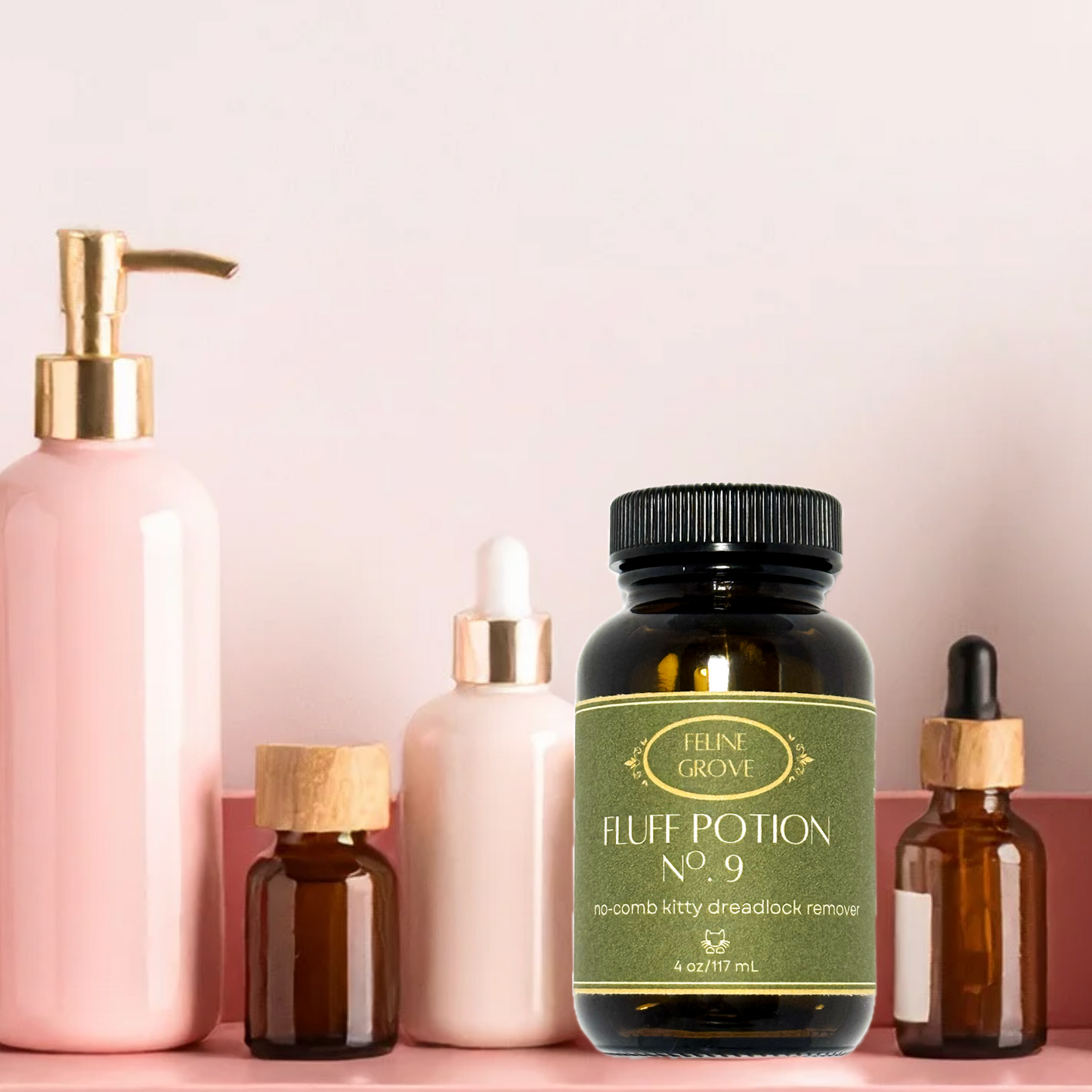 Fluff Potion No. 9 | Luxury No-Comb Cat Mat Remover