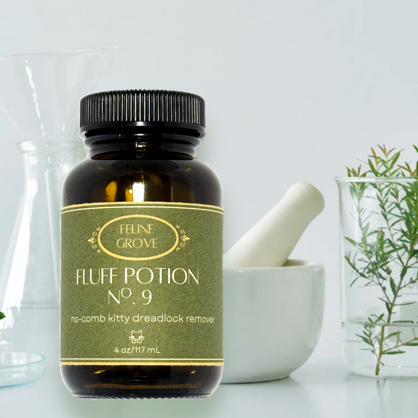 Fluff Potion No. 9 | Luxury No-Comb Cat Mat Remover