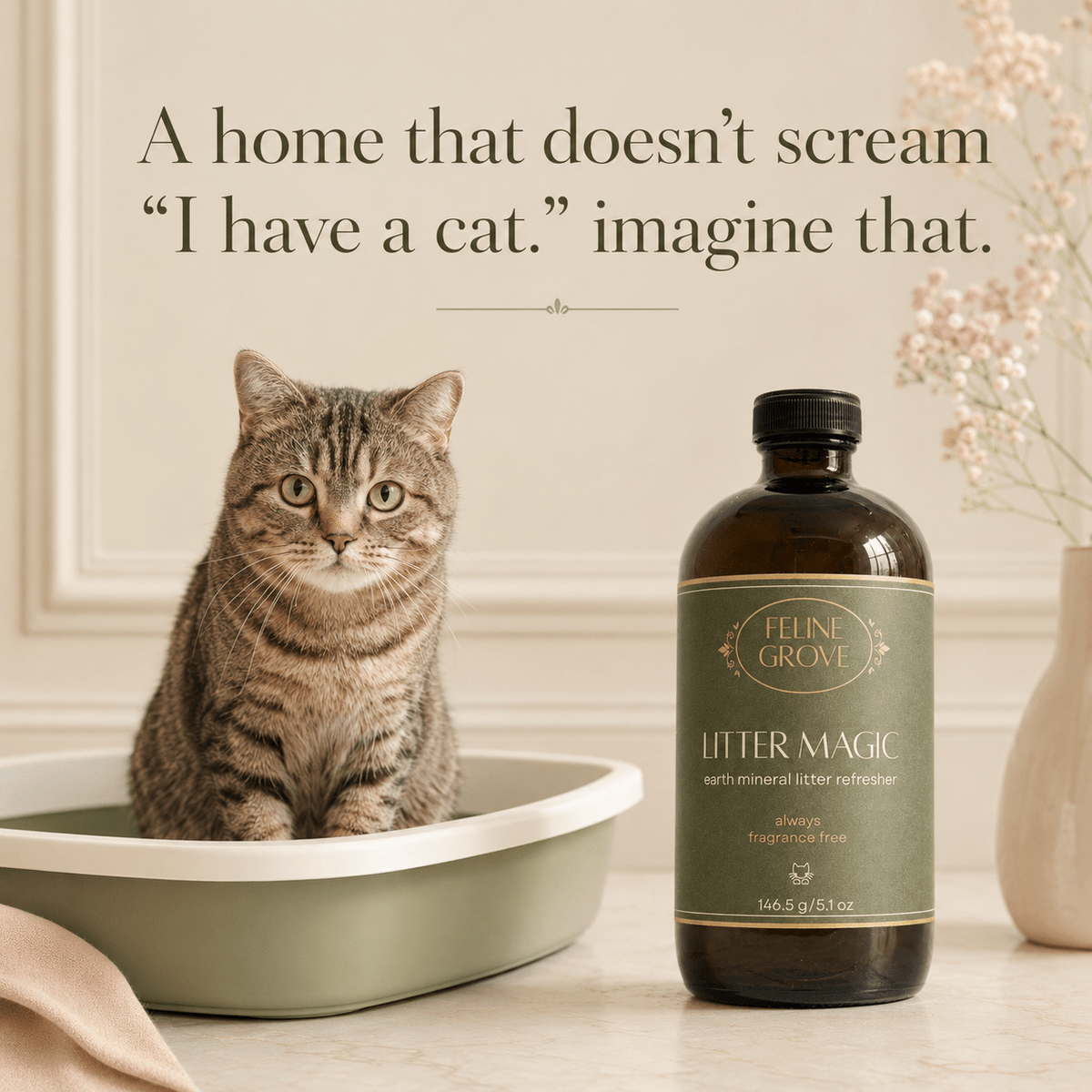 Cat Home - Litter Magic Cat Litter Deodorizer - Feline Grove