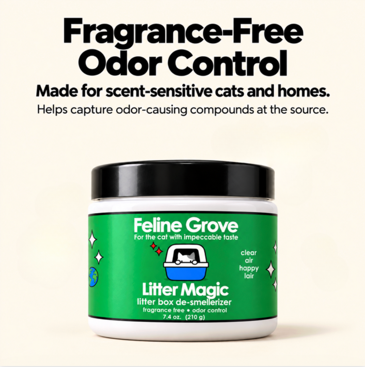 Litter Magic • Litter Box De-Smellerizer