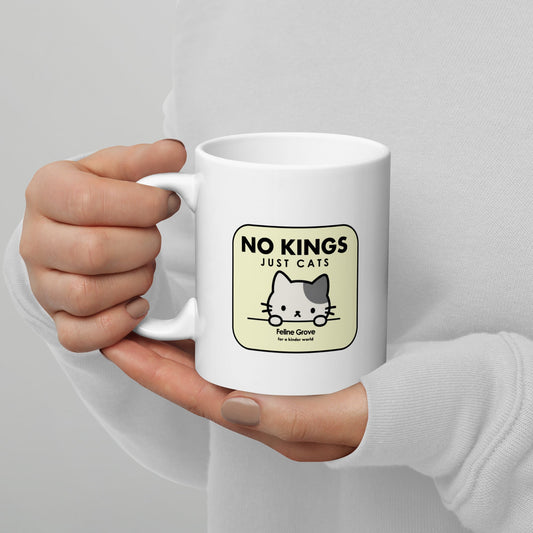 no kings just cats mug 1